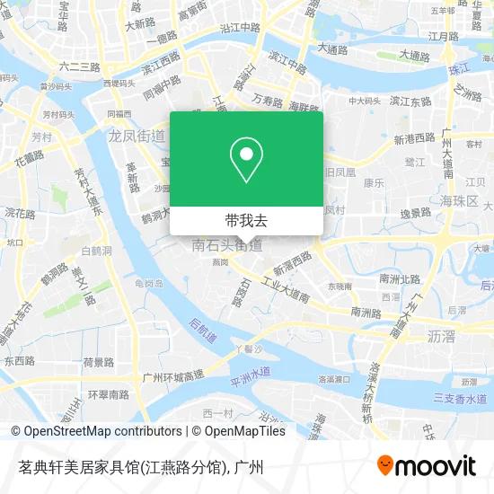 茗典轩美居家具馆(江燕路分馆)地图