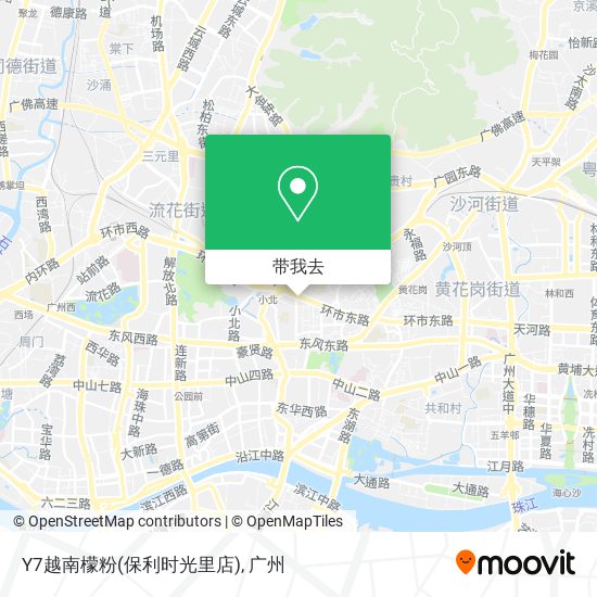 Y7越南檬粉(保利时光里店)地图