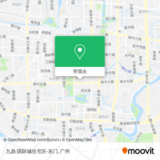 九鼎·国际城住宅区-东门地图