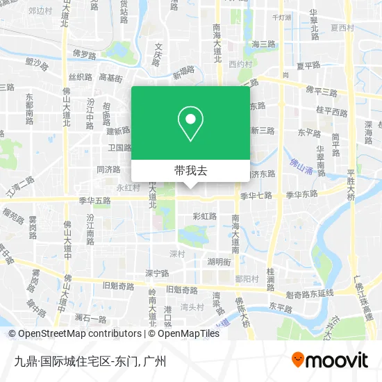 九鼎·国际城住宅区-东门地图
