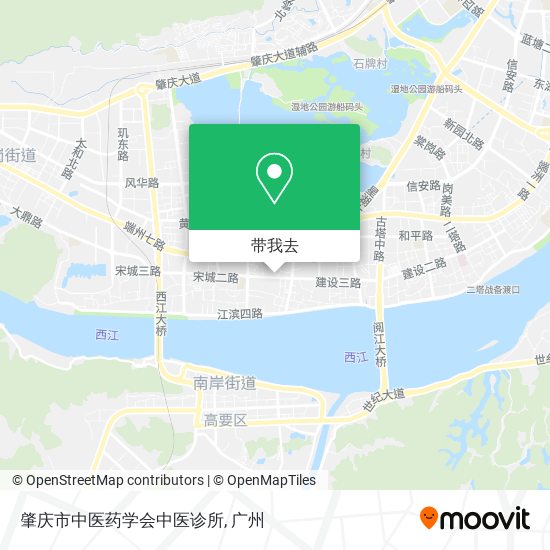 肇庆市中医药学会中医诊所地图