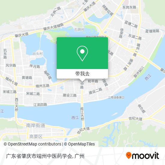 广东省肇庆市端州中医药学会地图