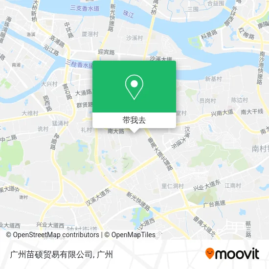 广州苗硕贸易有限公司地图