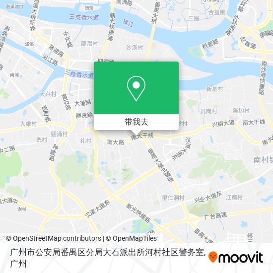广州市公安局番禺区分局大石派出所河村社区警务室地图