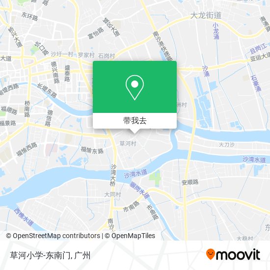 草河小学-东南门地图