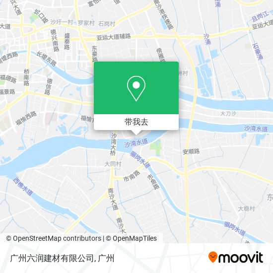 广州六润建材有限公司地图