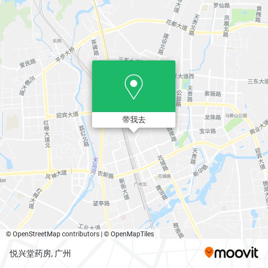 悦兴堂药房地图
