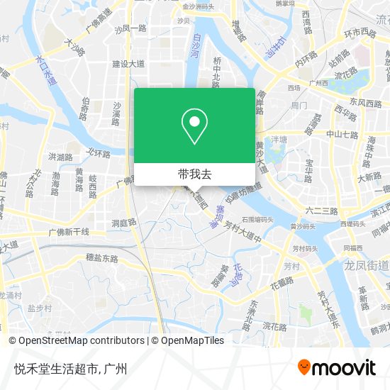 悦禾堂生活超市地图