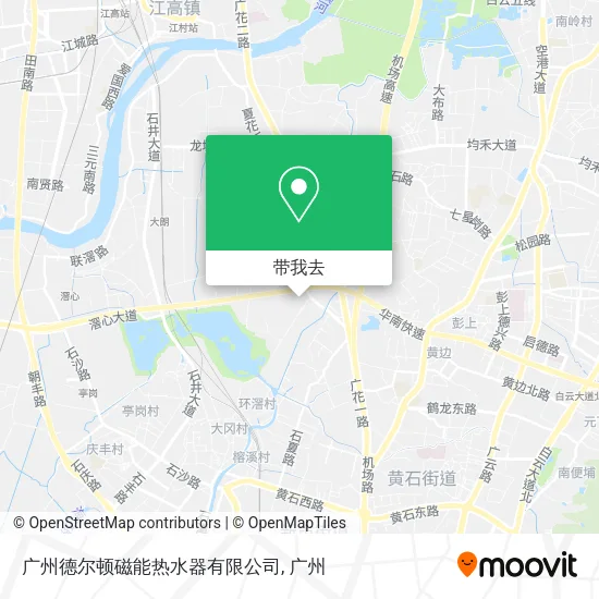 广州德尔顿磁能热水器有限公司地图