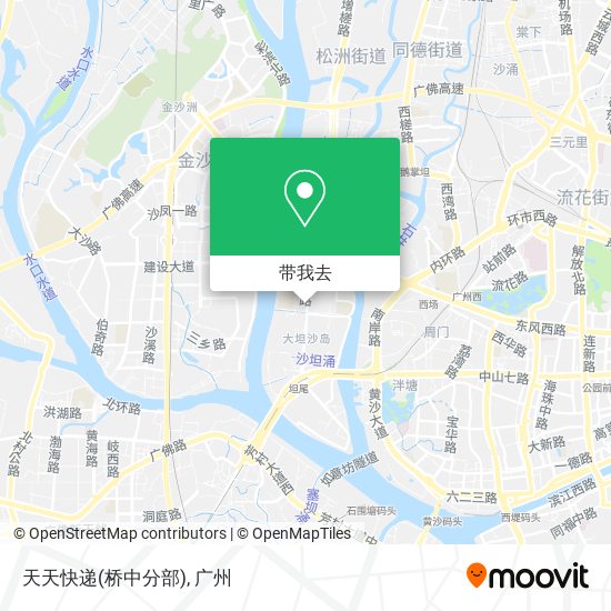 天天快递(桥中分部)地图