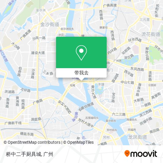 桥中二手厨具城地图