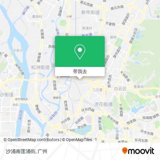 沙涌南莲涌街地图