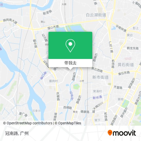 冠南路地图