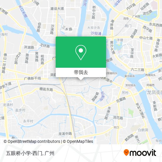 五眼桥小学-西门地图