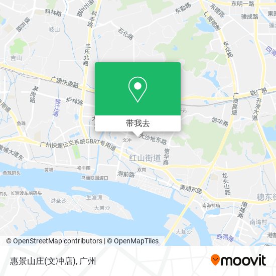 惠景山庄(文冲店)地图