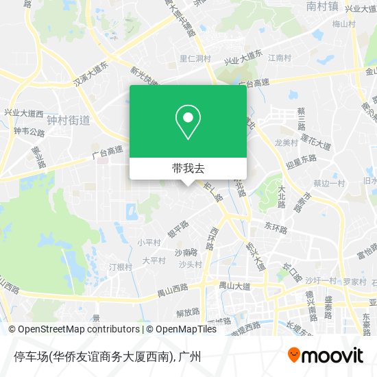 停车场(华侨友谊商务大厦西南)地图