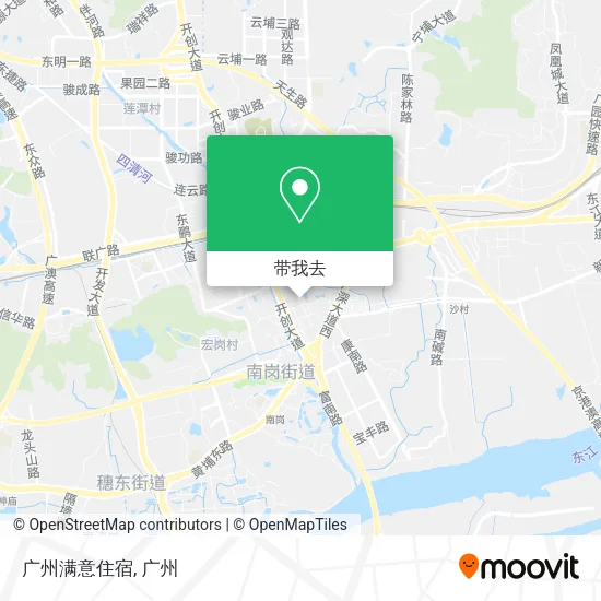 广州满意住宿地图