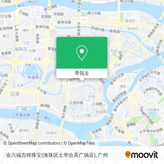 金六福吉祥珠宝(海珠区土华合高广场店)地图