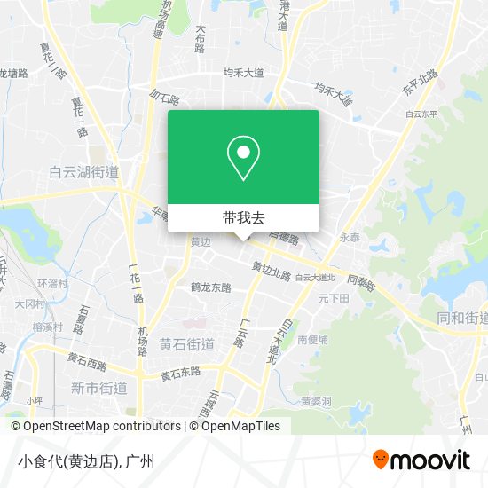 小食代(黄边店)地图