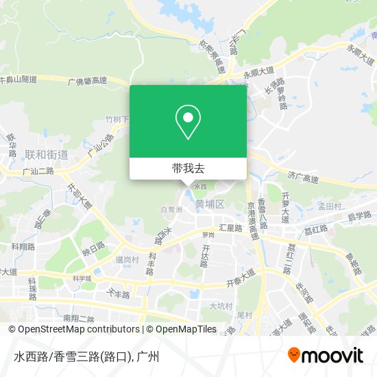 水西路/香雪三路(路口)地图