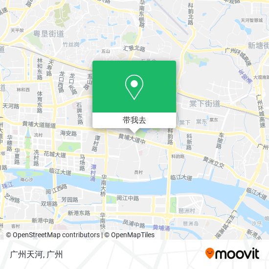 广州天河地图