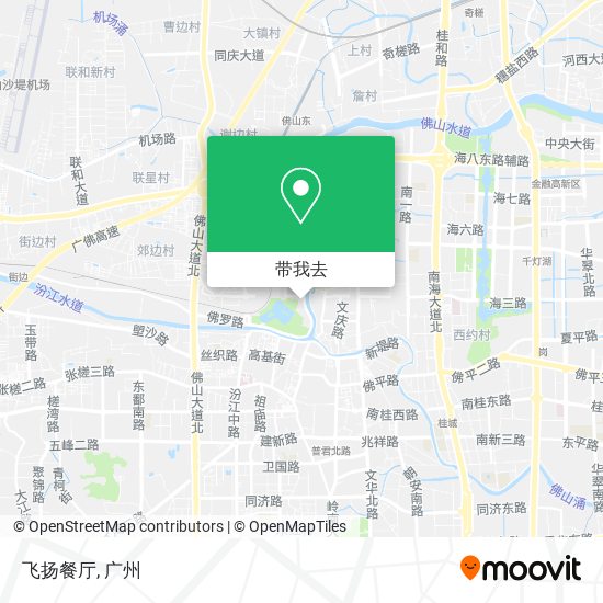 飞扬餐厅地图