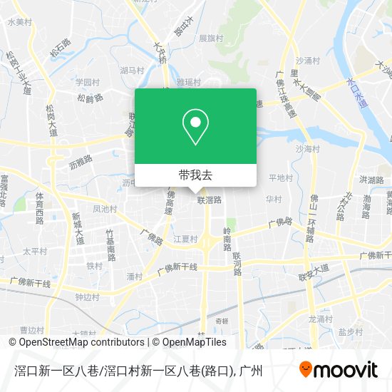滘口新一区八巷/滘口村新一区八巷(路口)地图