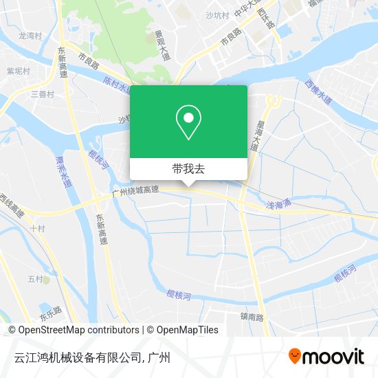 云江鸿机械设备有限公司地图