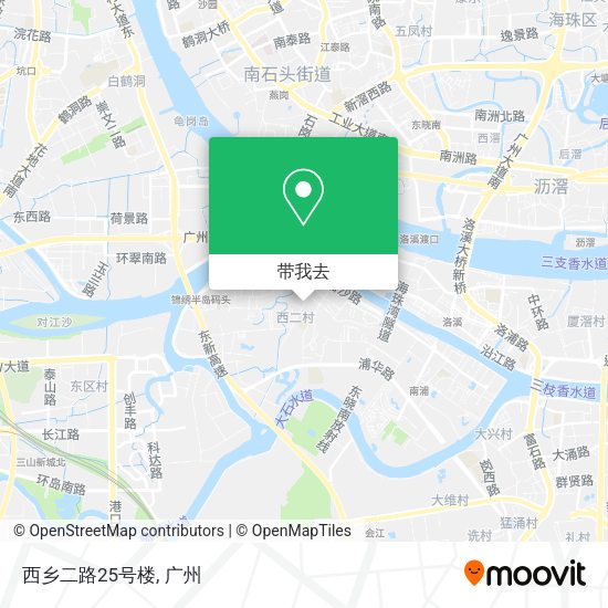 西乡二路25号楼地图