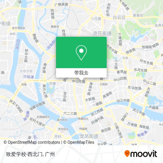 致爱学校-西北门地图