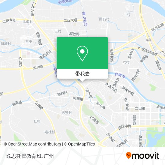 逸思托管教育班地图