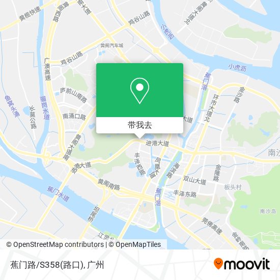 蕉门路/S358(路口)地图