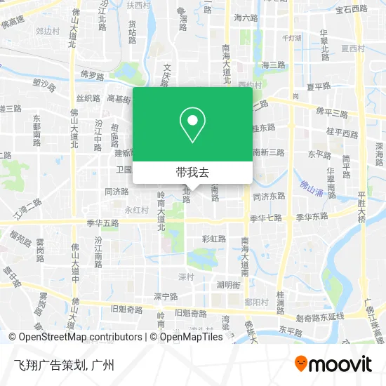 飞翔广告策划地图