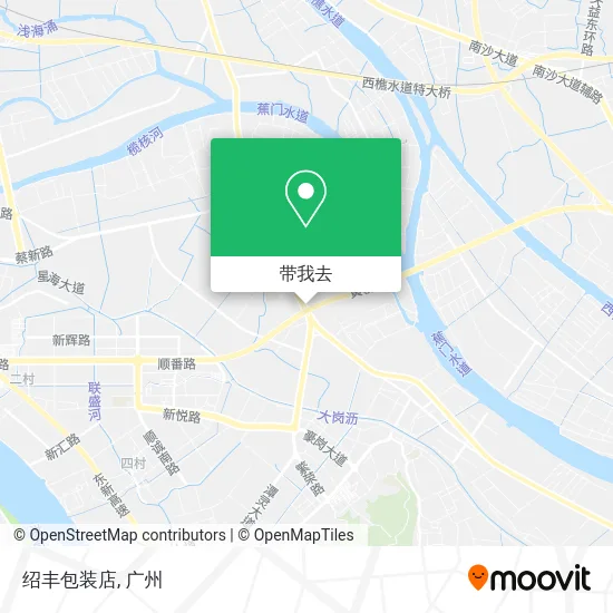 绍丰包装店地图