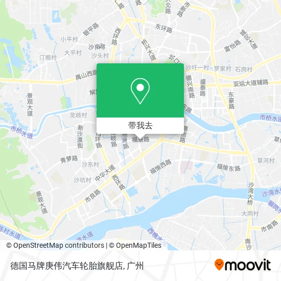 德国马牌庚伟汽车轮胎旗舰店地图