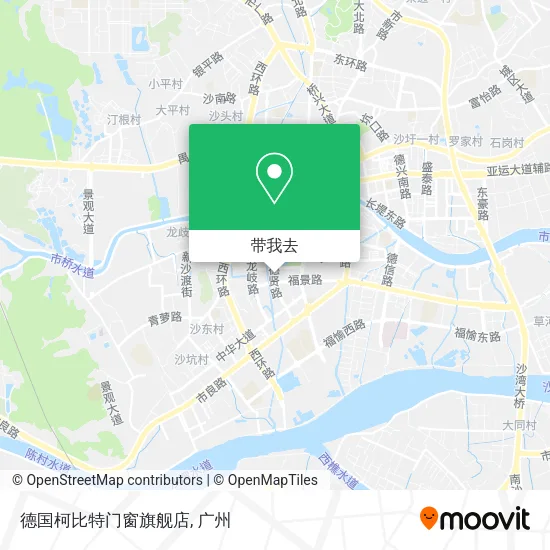 德国柯比特门窗旗舰店地图