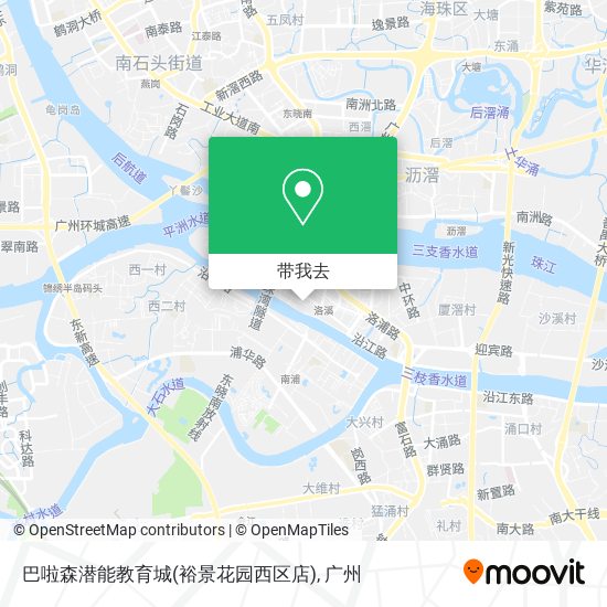 巴啦森潜能教育城(裕景花园西区店)地图