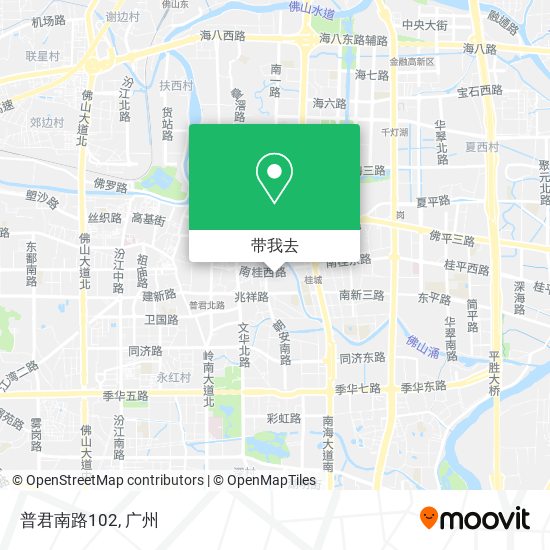 普君南路102地图