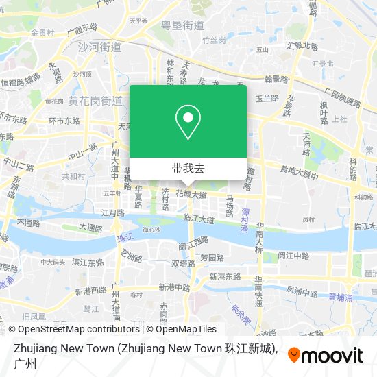 Zhujiang New Town地图