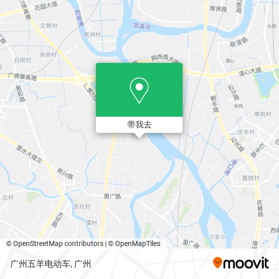 广州五羊电动车地图