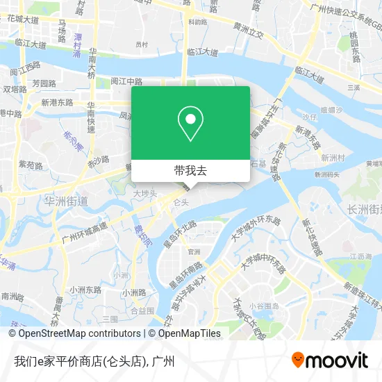 我们e家平价商店(仑头店)地图
