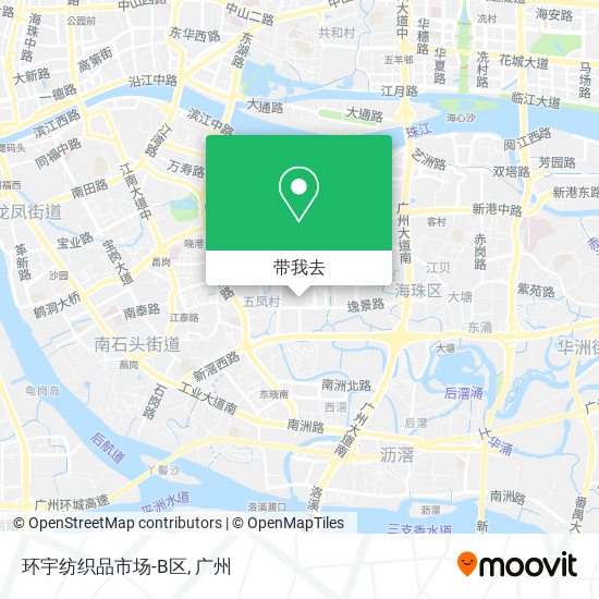 环宇纺织品市场-B区地图