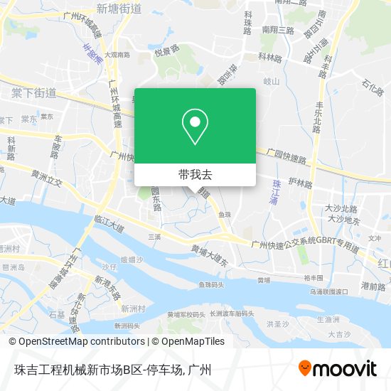 珠吉工程机械新市场B区-停车场地图