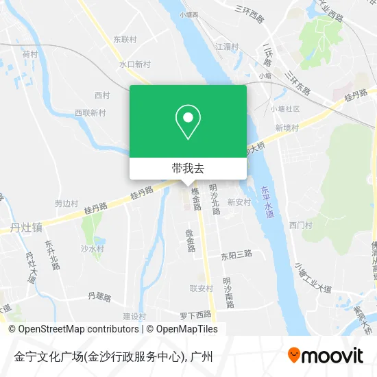 金宁文化广场(金沙行政服务中心)地图