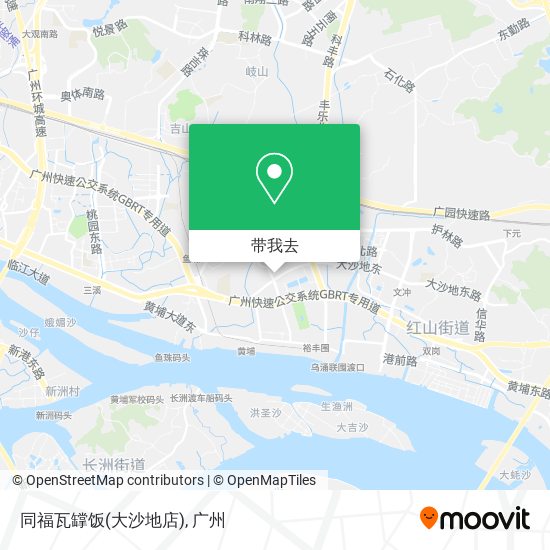 同福瓦罉饭(大沙地店)地图