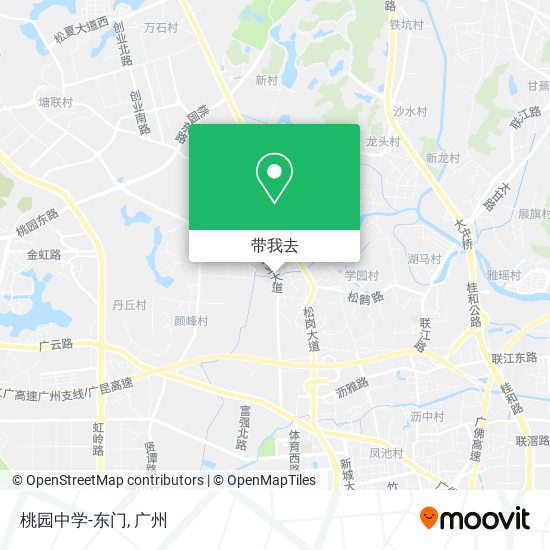 桃园中学-东门地图