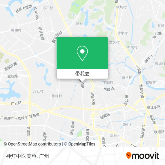 神灯中医美容地图