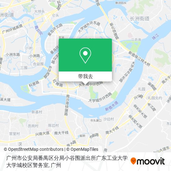 广州市公安局番禺区分局小谷围派出所广东工业大学大学城校区警务室地图