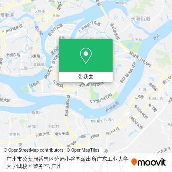 广州市公安局番禺区分局小谷围派出所广东工业大学大学城校区警务室地图