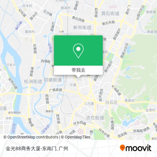 金光88商务大厦-东南门地图